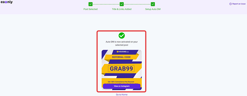 Magic Link Setup Page 10: Finalize your Dm automation Campaign