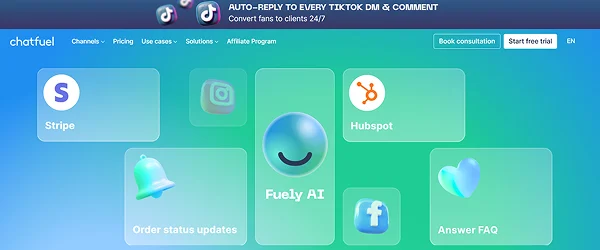 ChatFuel - Best Instagram bot for replies
