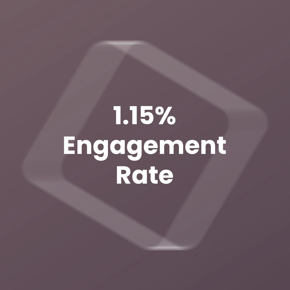 Burger Singh Case Study Result 2 - Engagement Rate increased by 116%