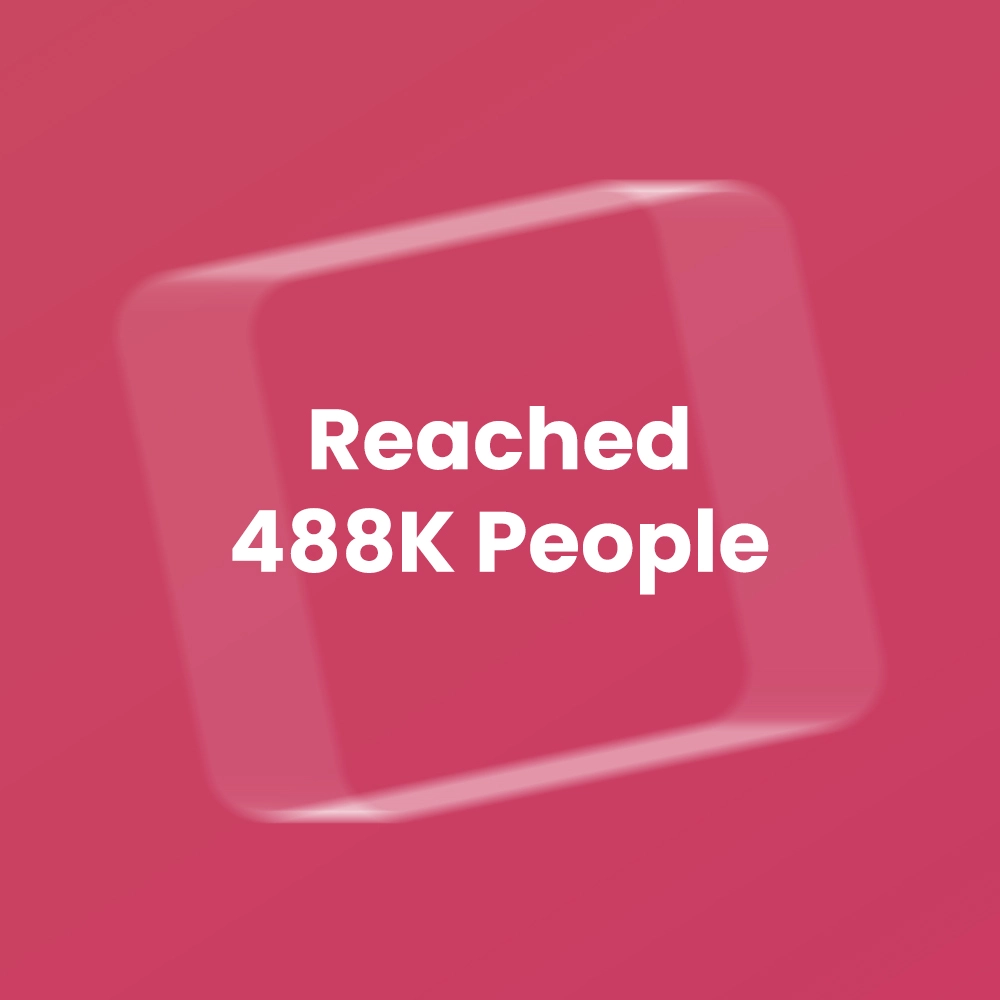 Burger Singh Case Study Result 1 - Campaign Reached Over 488K People