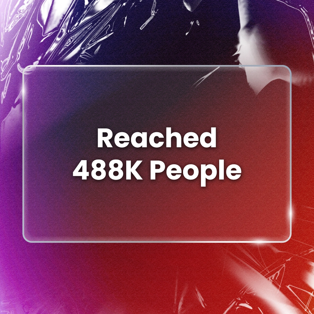 Burger Singh Case Study Result 1 - Campaign Reached Over 488K People